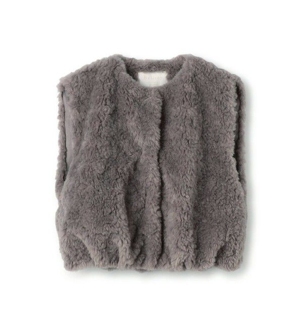 ballsey ランダムファーショートベスト　ジレ ランダムファー ショートベスト（Ballsey）｜ルミネの