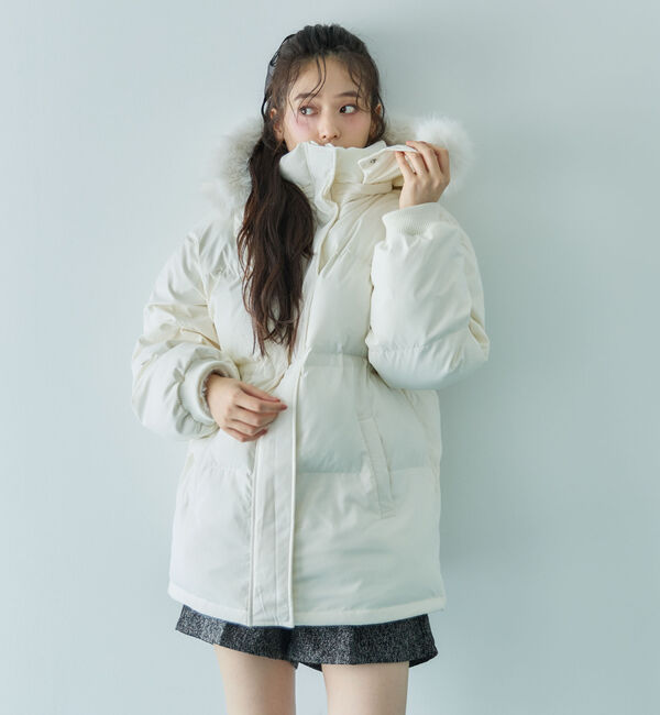 マルチwayファーフード中綿ブルゾン（archives）｜ルミネの