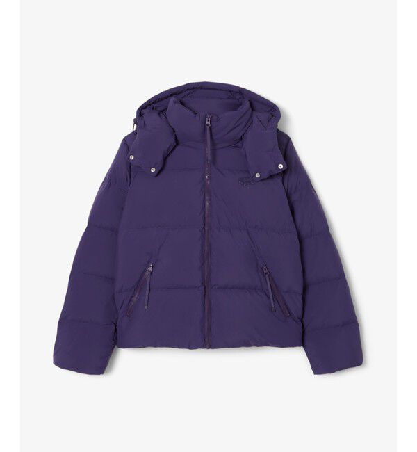 スクエアポケットダブルフェイス鹿の子カーディガン（LACOSTE