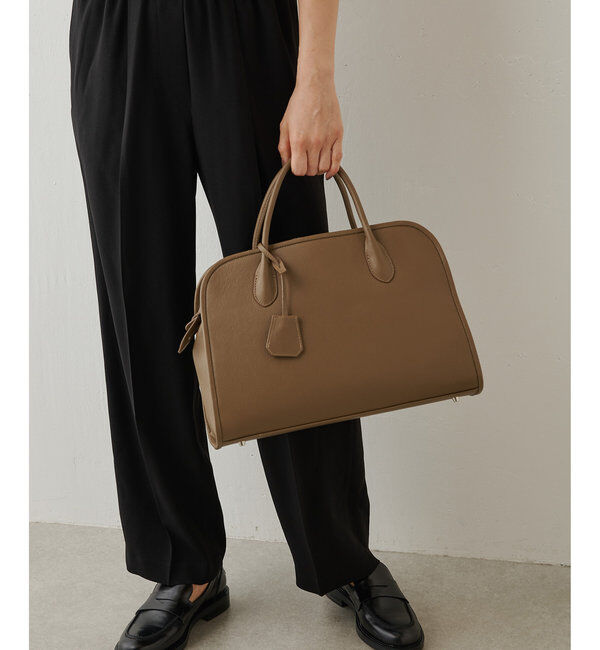 Hoaw. ボストンバッグ　モカ Hoaw.】ボストンバッグ2 | Whim Gazette(ウィム ガゼット