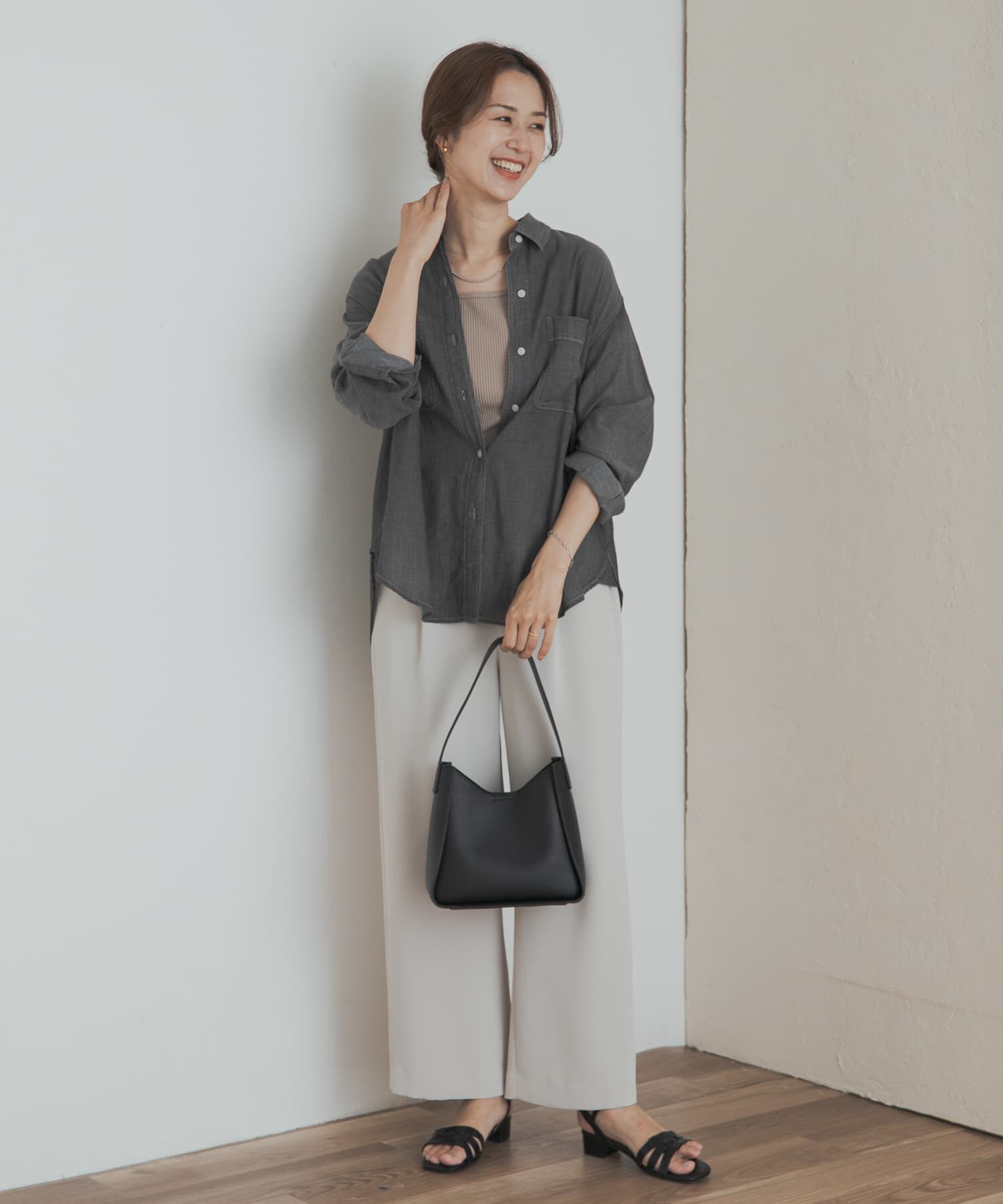 シアーデニムシャツ（URBAN RESEARCH DOORS）｜ルミネの