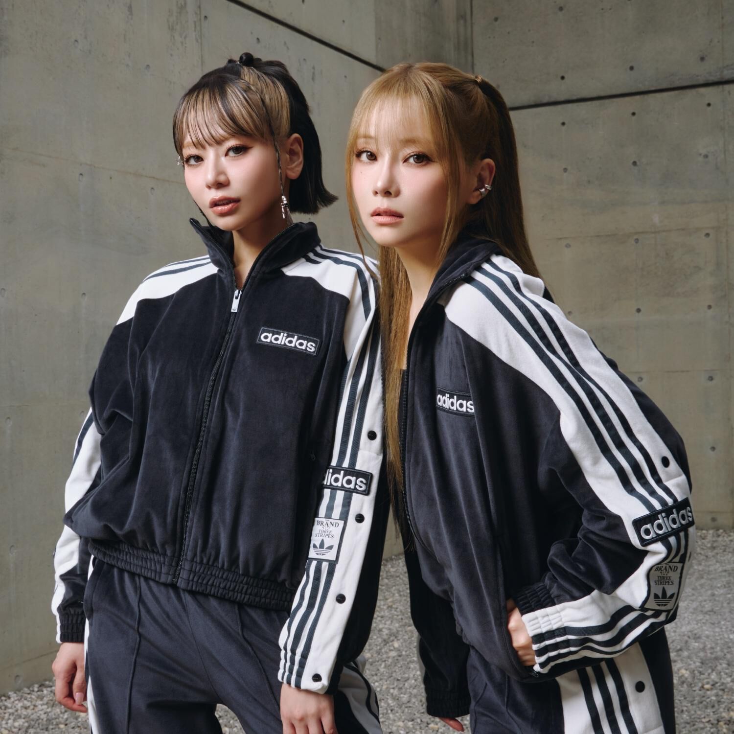 トップス adidas w adibreak velour tt/tp Black L ADIDAS ｳｪｱ】W ADIBREAK VELOUR TT（adidas）｜ルミネの