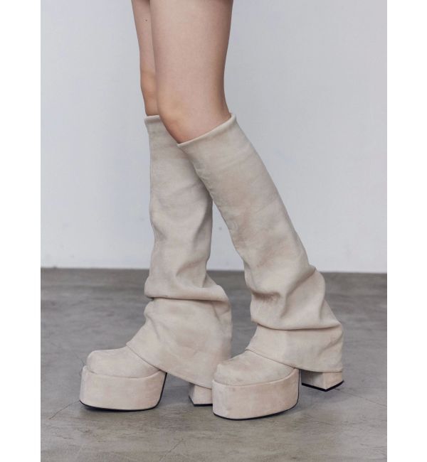 ルーズフレアカバーフィットブーツ（EMODA）｜ルミネの