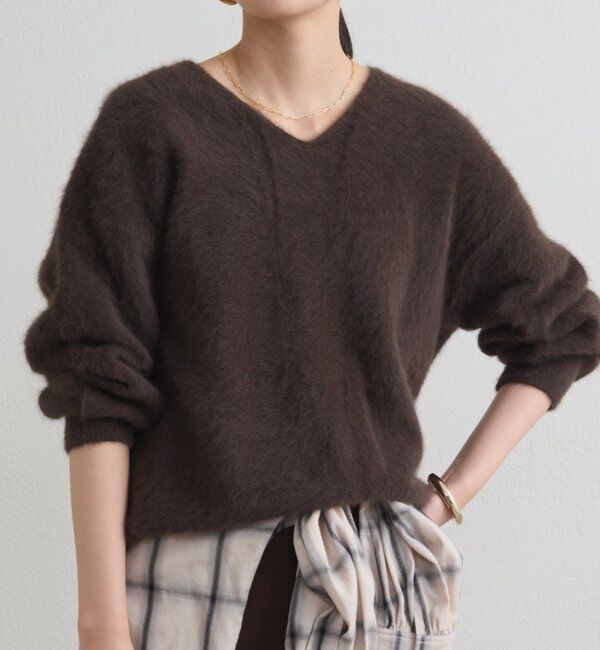 ラウンジドレス スウェットライクニットスカート ラウンジドレス