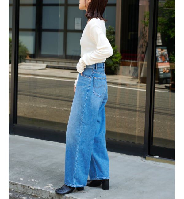 新色追加 LEE 別注ハイウエストルーズデニム（OUTDOOR PRODUCTS Usual