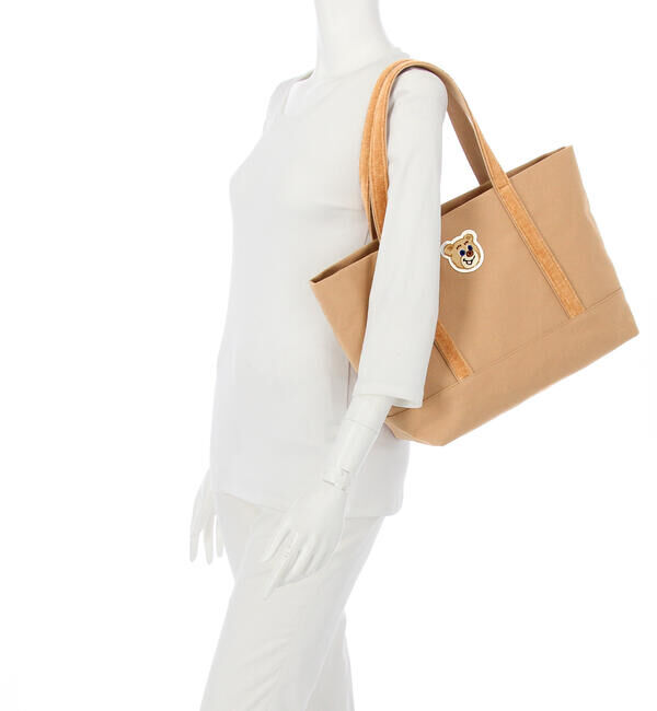 オールドテディ ワッペントートバッグ L/OTE-223025（LOVERARY BY