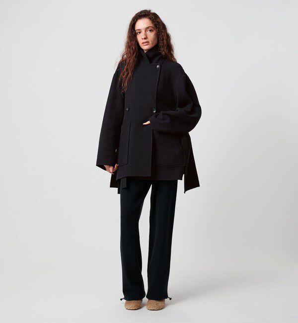 ATTISESSION＞リバーシブル ベルト コート（ATTISESSION