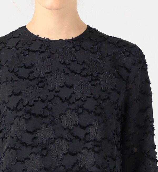 マーガレットカットジャカード フレアギャザーワンピース（Ballsey