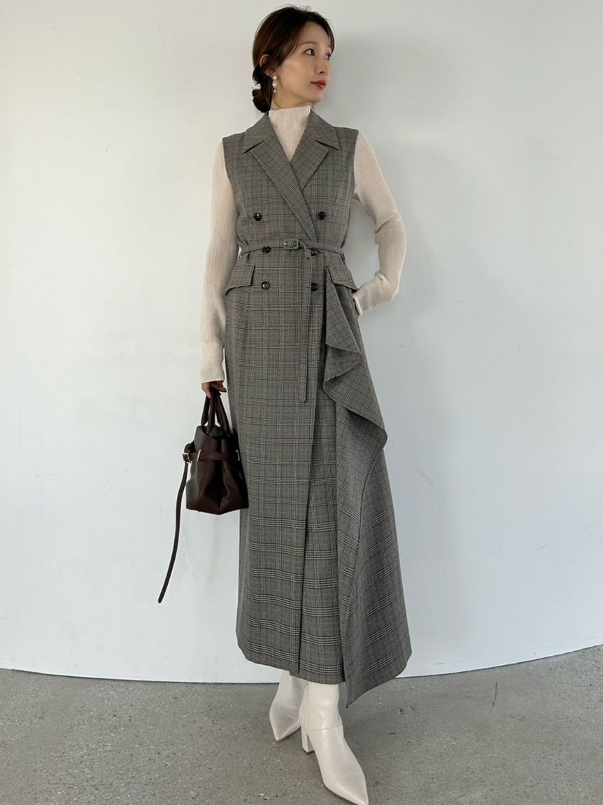 FRAYI.D 人気新作 タグ付き レーストリムキャミワンピース 限定カラー