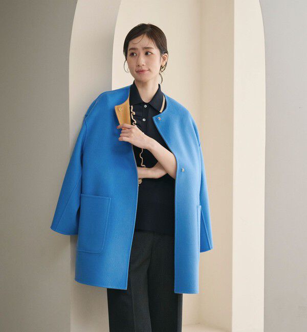 UNITED ARROWS バイカラー リバーミドルコート バイカラー リバー ミドルコート（UNITED ARROWS）｜ルミネの