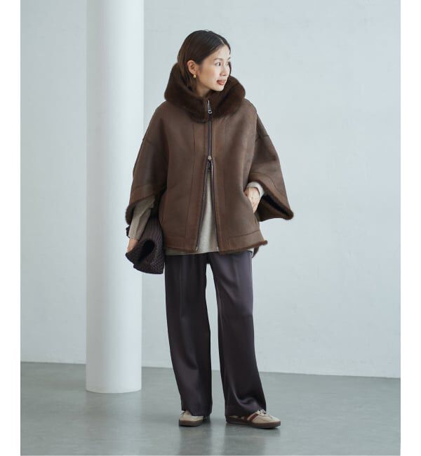 LOU ANDREA/ルーアンドレア ECO FUR BZ エコファーブルゾン（IENA