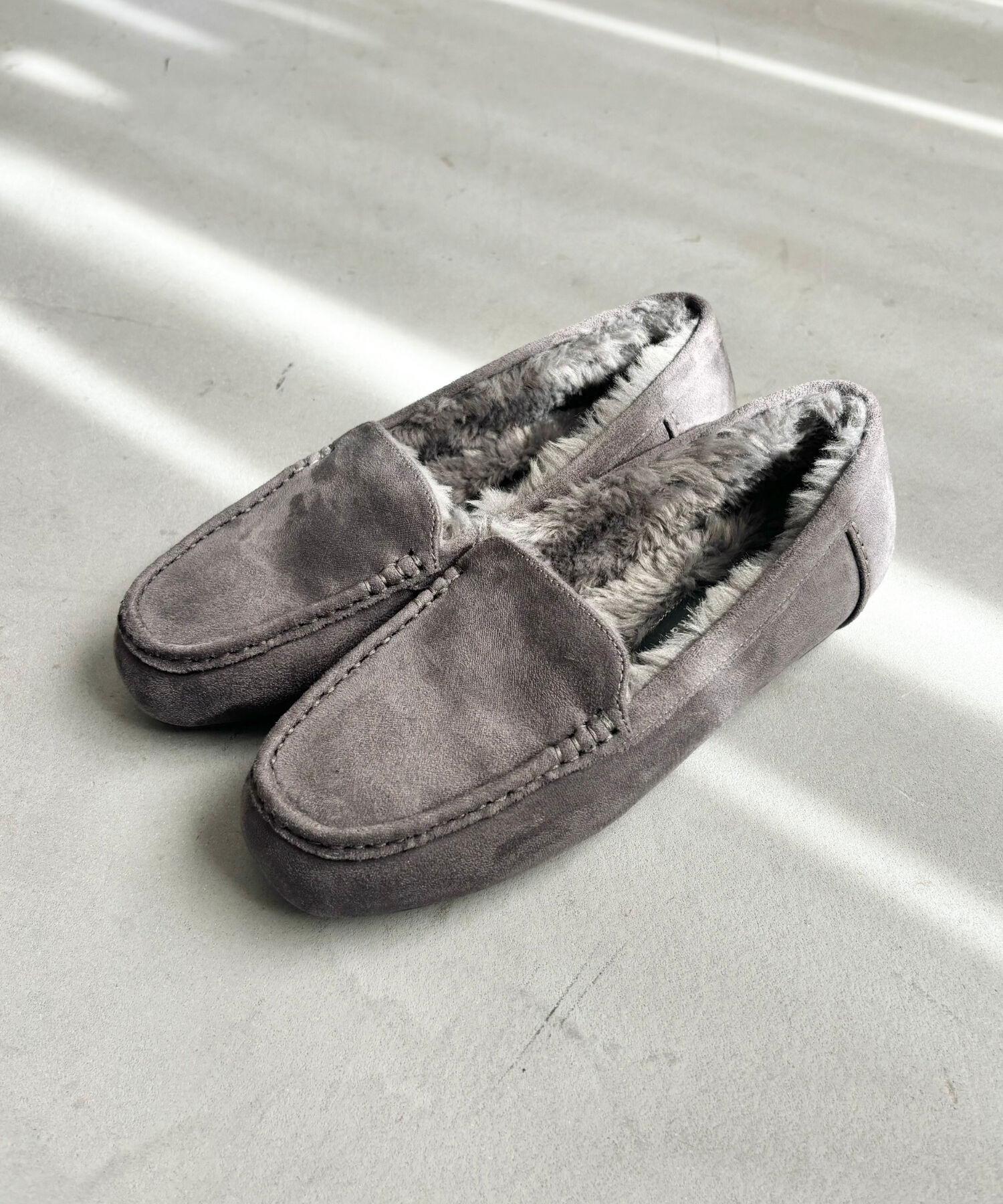 ● 再入荷 ● ムートンシューズ /12311 モカシン フェイク ファー