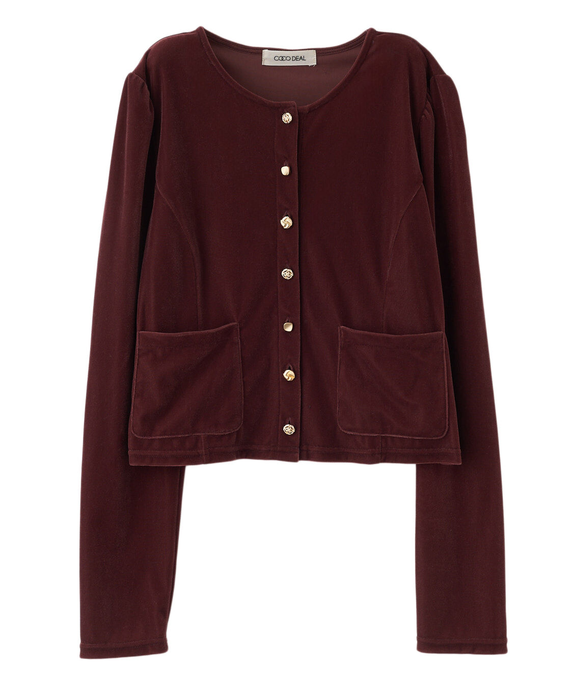 ショート丈ベロアカーディガン（COCO DEAL）｜ルミネのファッション