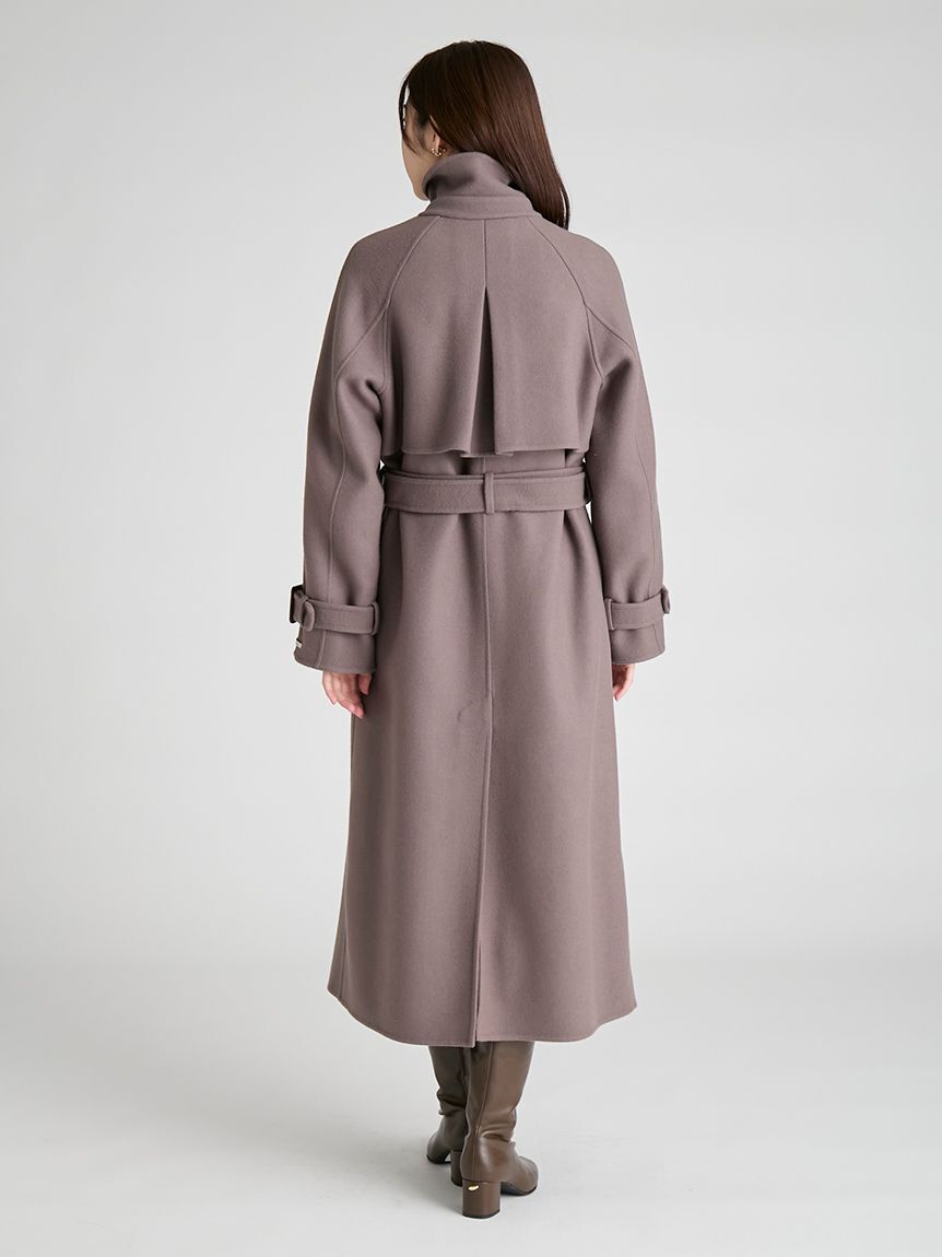 ウール混ロングトレンチコート（CELFORD）｜ルミネのファッション通販