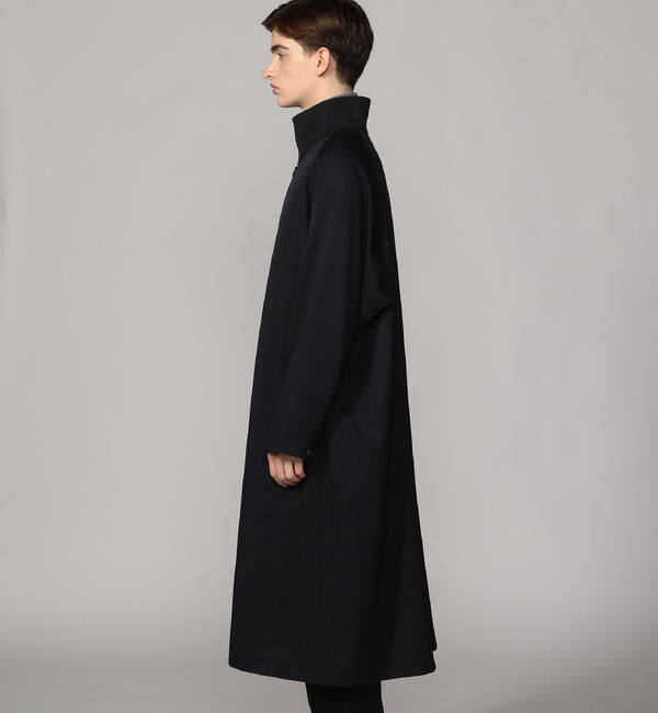 ウールギャバジン スタンドカラーコート（CABaN）｜ルミネの