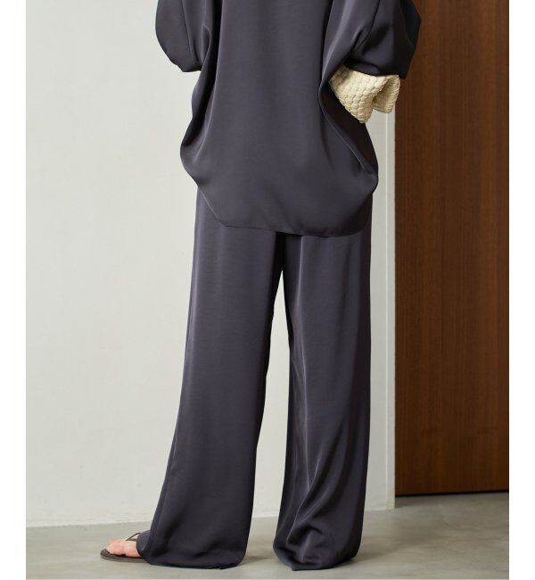 dull satin relax パンツ（Plage）｜ルミネのファッション通販