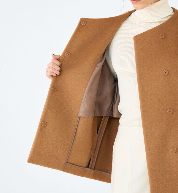 ウールカシミヤビーバー ショートコクーンコート（Ballsey）｜ルミネの