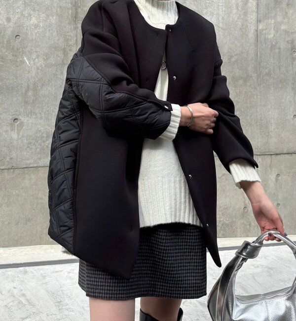 軽くて暖かい】ダンボール×キルティング スムースフィットコート