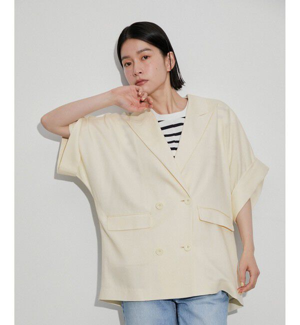 ショートスリーブシャツJK アダムエロペ ADAM ET ROPE' コート アウター 「サステナブル」・「新色追加