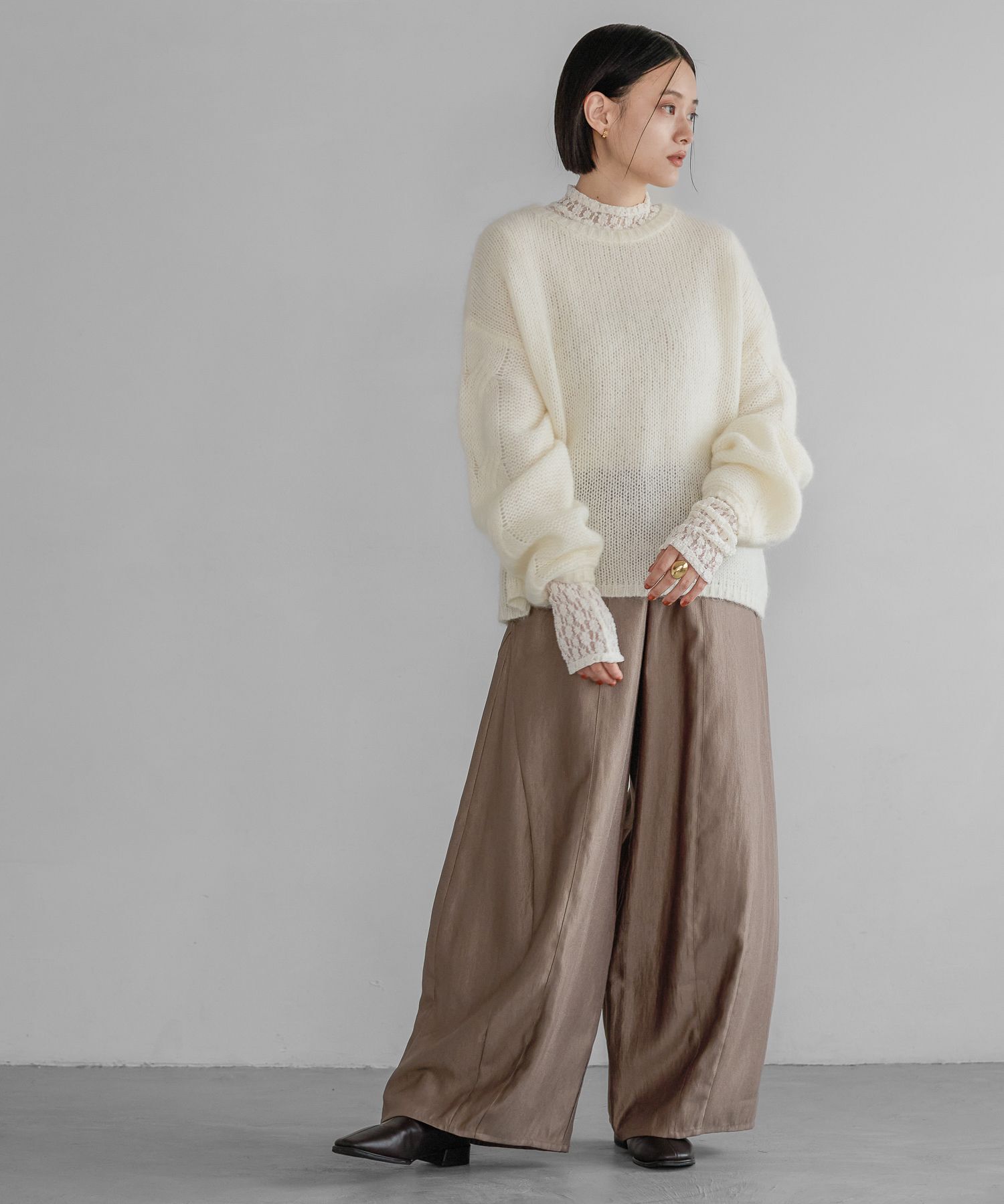 モヘアケーブルニットプルオーバー（A part by ）｜ルミネの