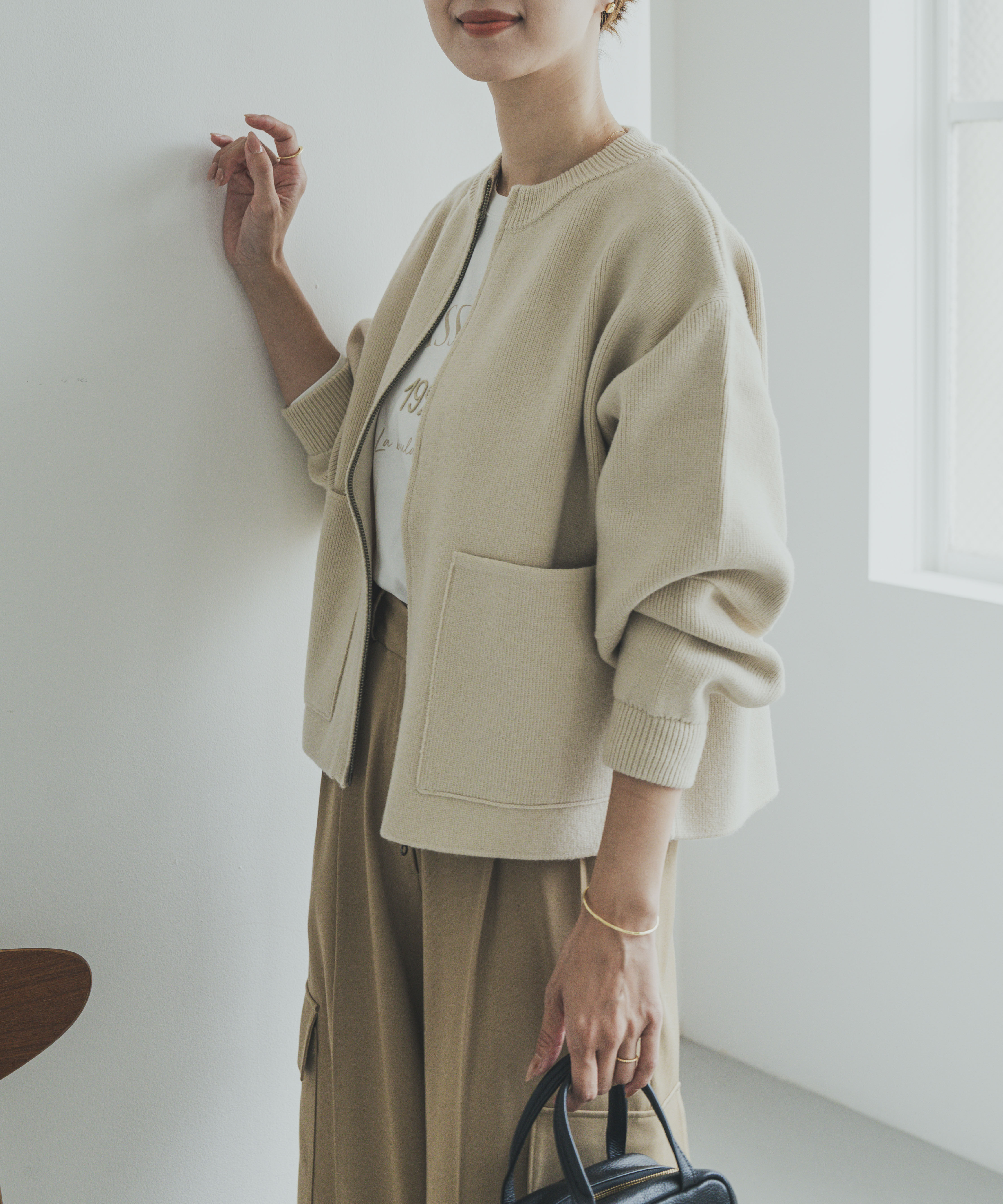 ニットZIPブルゾン（URBAN RESEARCH DOORS）｜ルミネのファッション