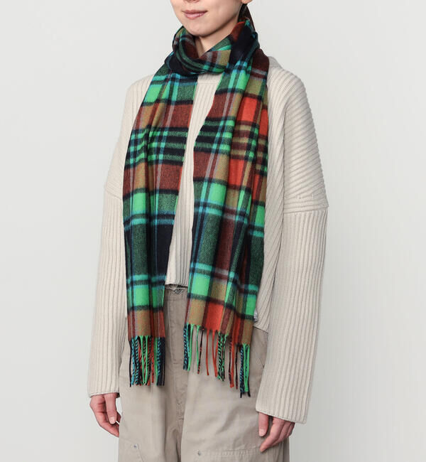 Joshua Ellis | カシミヤマフラー CHECK｜ルミネのファッション通販
