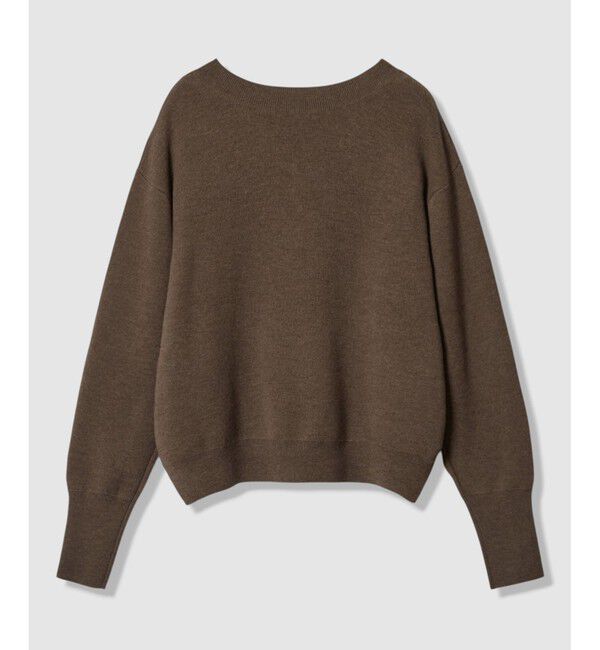 allureville ウールスムース 2WAY ネックプルオーバー ウールスムース2WAYネックプルオーバー|allureville OFFICIAL SITE