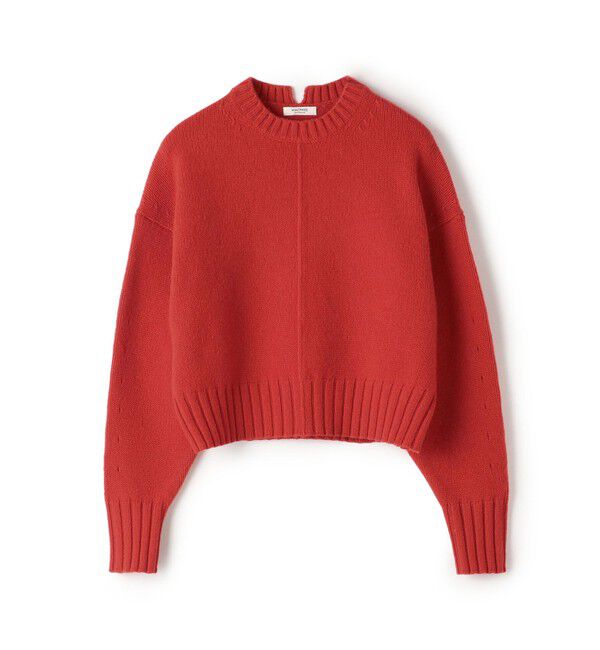 美品✨24AWマカフィー クルーネックプルオーバー MACPHEE ニット セーター ラムカシミヤ クルーネックプルオーバー