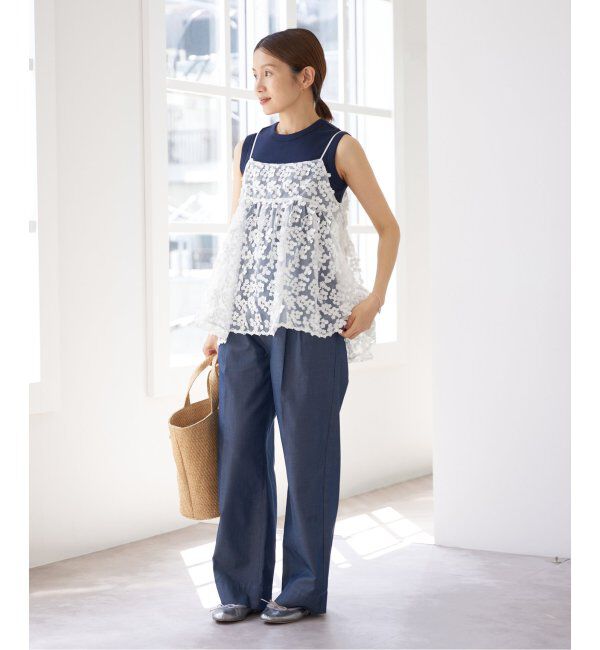 フラワーエンブロイダリー キャミソール（IENA）｜ルミネの