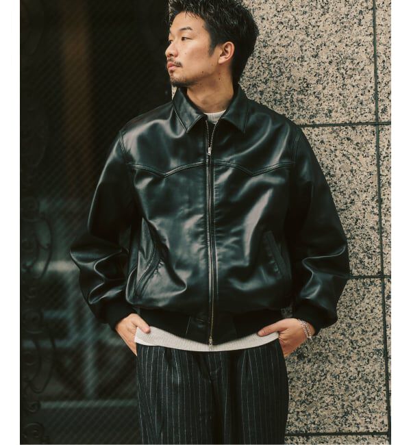 SANTA FE SHEEP LEATHER JACKET / シープサンタフェジャケット（417