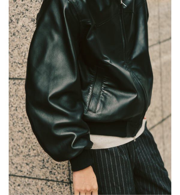 SANTA FE SHEEP LEATHER JACKET / シープサンタフェジャケット（417