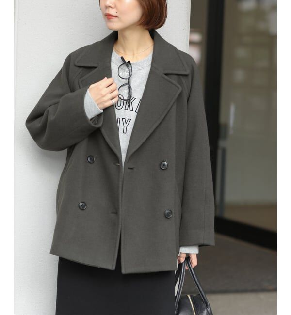 JOURNAL STANDARD relume 尾州ウールショートPコート WEB限定》［25AW新作］尾州ウールショートPコート（JOURNAL STANDARD