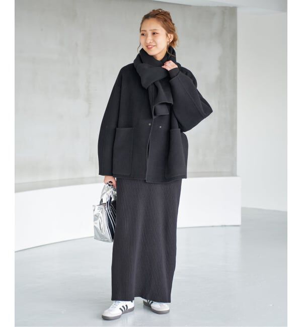 SPICK&SPAN ビーバーストール付きショートコート 38 追加》ビーバーストール付きセットコート（Spick and Span）｜ルミネの