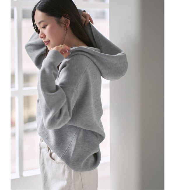 追加》接結タック編みフードプルオーバー（NOBLE）｜ルミネの