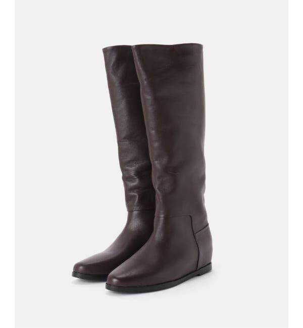 ★美品★ REMME レザーロングブーツ ブラウン38（24.0相当） REMME/レメ レザーロングブーツ｜ルミネのファッション通販アイルミネ