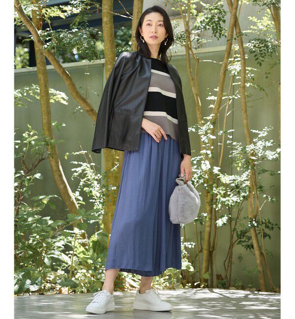 自由区　ウールミラノボーダー ニット 自由区 ニット セーター ウールミラノボーダー レディース : ZOZOTOWN