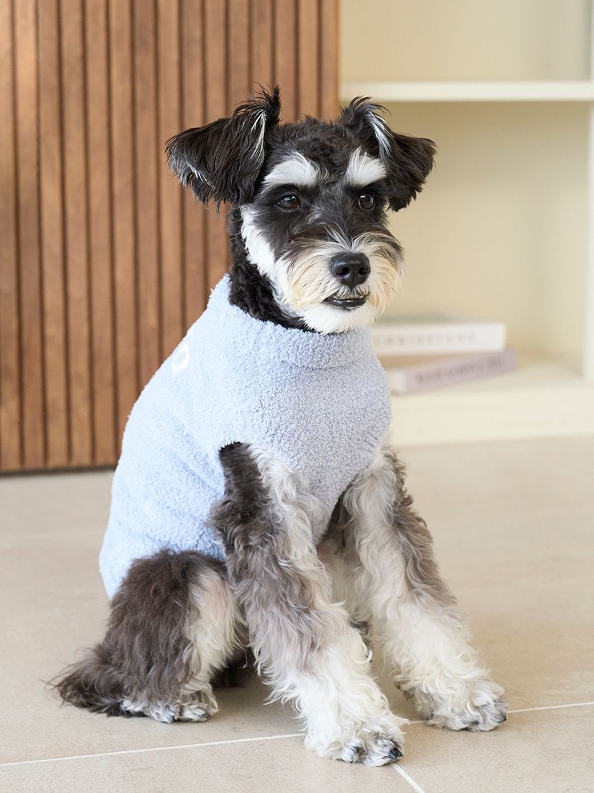 ジェラートピケ ベビモコシュナウザージャガードプルオーバー L CAT&DOG】ベビモコシュナウザージャガードプルオーバー（ペット服