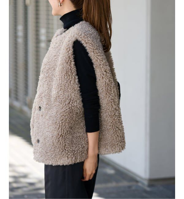 FRAMeWORK フェイクファーベスト FRAMeWORK｜≪追加≫フェイクファーベスト | Rakuten Fashion(楽天