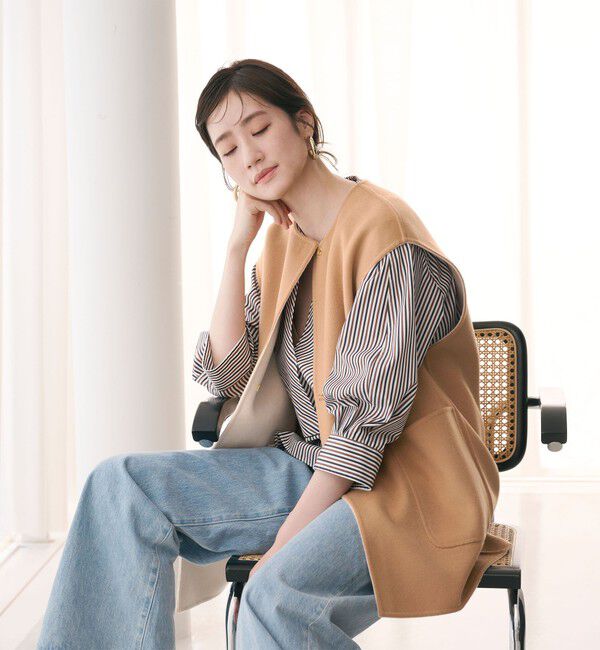 バイカラー リバー ベスト（UNITED ARROWS）｜ルミネのファッション