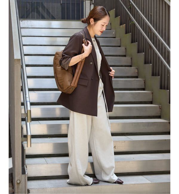 【新品】ジャーナルスタンダード ウールライクストレッチジャケット 38 ベージュ 追加3》ウールライクストレッチジャケット（JOURNAL STANDARD