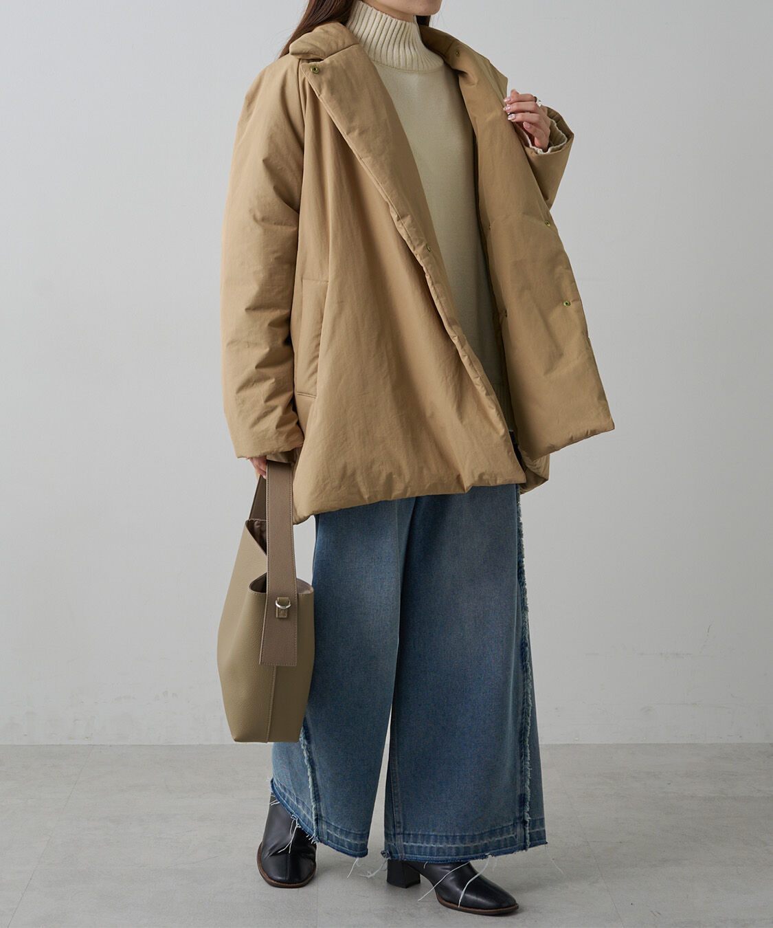 リバイバル/WEB限定】中綿テーラードコート｜ルミネのファッション通販