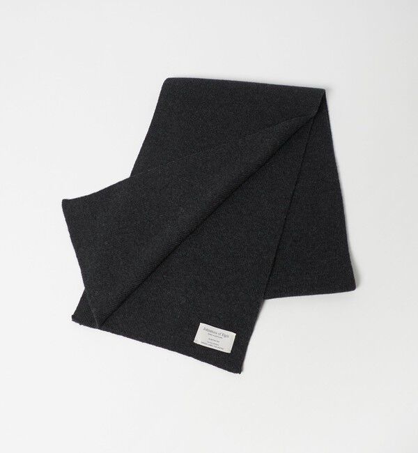 別注】＜Johnstons of Elgin＞GLR ウールカシミヤ リブ マフラー