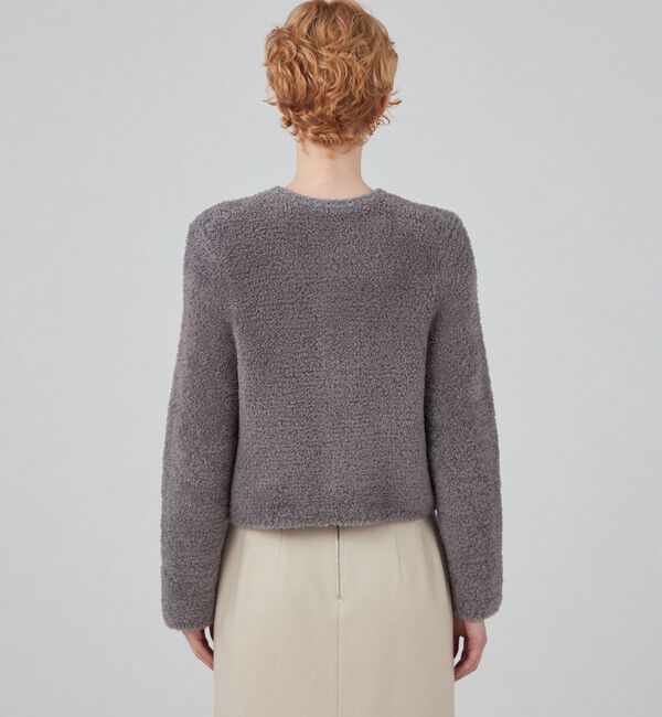 ムートン クルーネックカーディガン（MACPHEE）｜ルミネのファッション