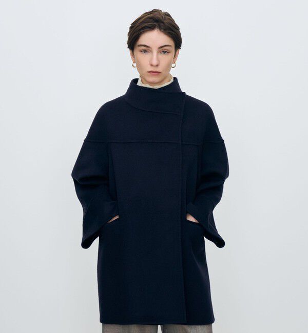 TOMORROWLAND collection スタンドカラーコート カバートクロス スタンドカラーコート（TOMORROWLAND collection