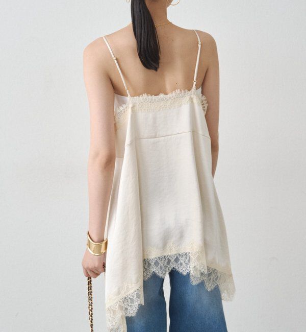 【新品未使用】LOUNGEDRESS レースキャミ アイボリー Loungedress キャミソール レースキャミ : ZOZOTOWN Yahoo!店 - 通販