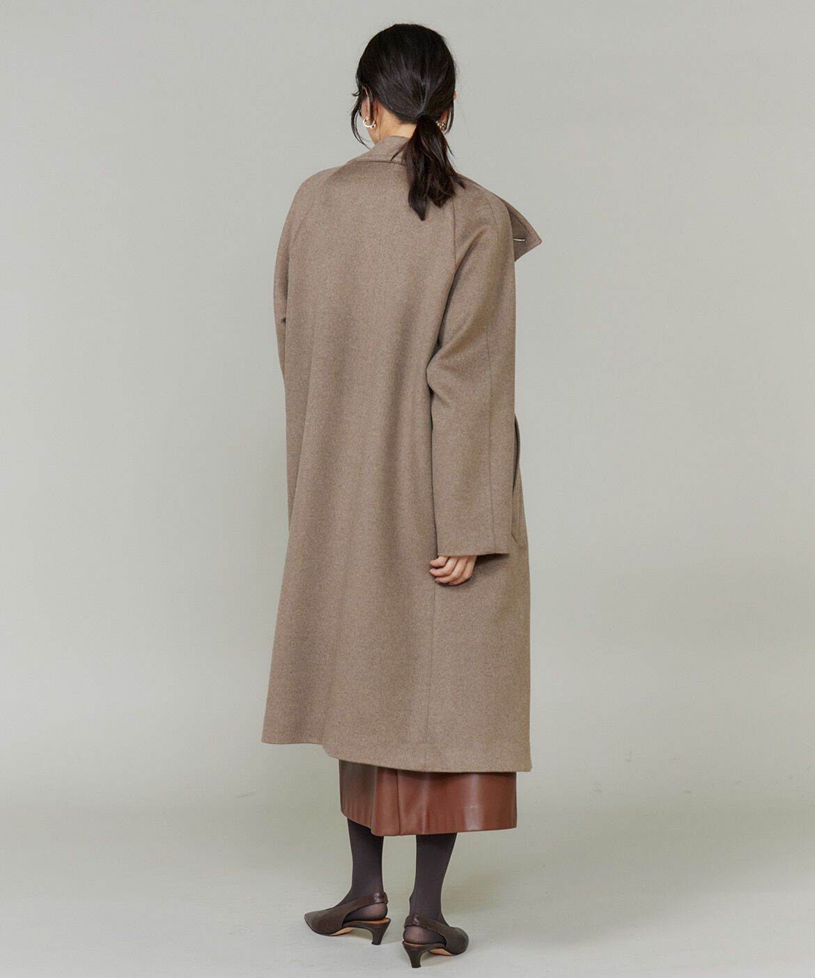 INED 新品　カシミヤ100 スタンドカラーコート 定価10万円 CONTESSA》カシミヤスタンドカラーコート（INED）｜ルミネの