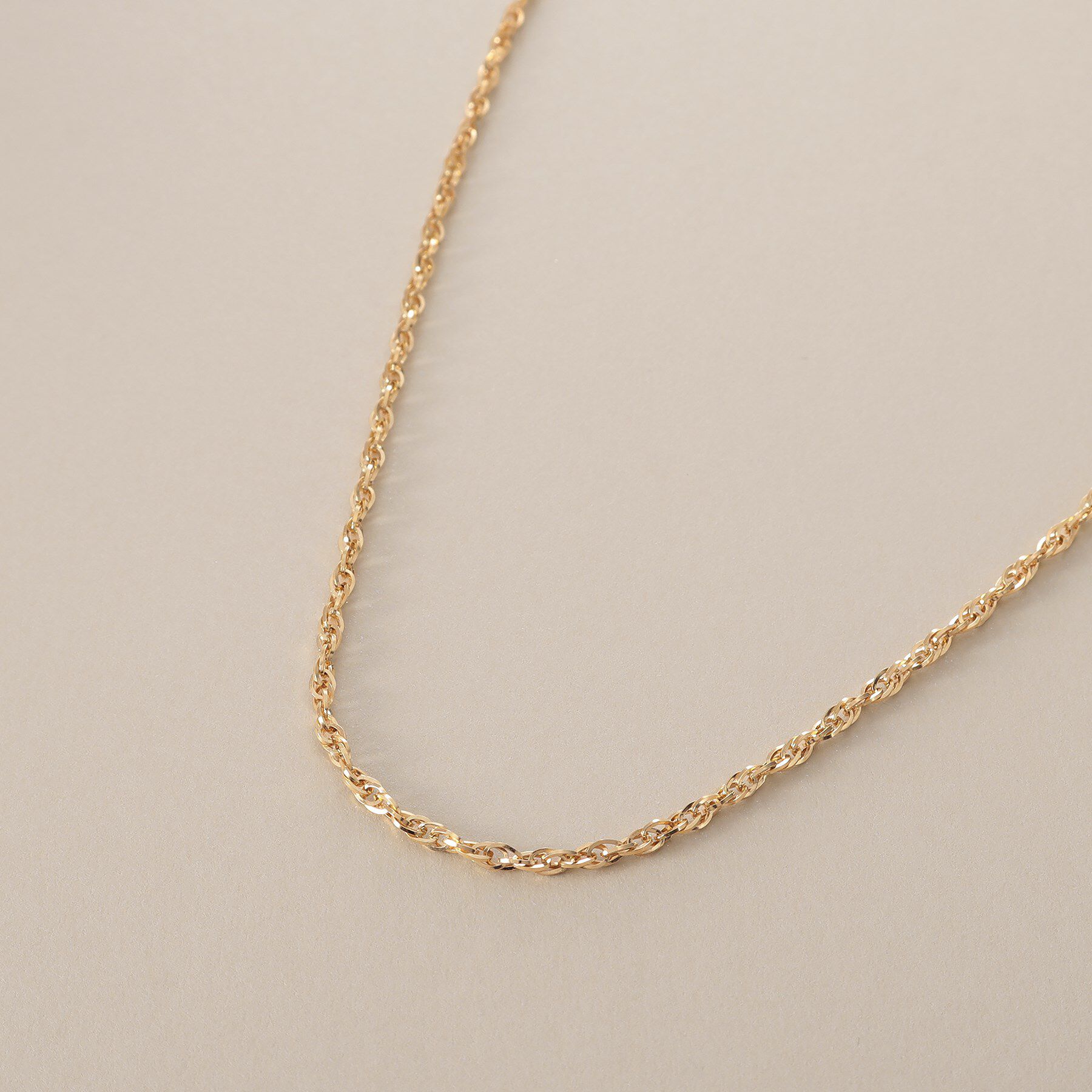 K18角線スクリュー ネックレス（COCOSHNIK）｜ルミネのファッション