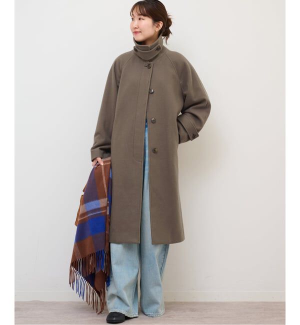 JOURNAL STANDARD 尾州ウールスーパー100モッサ 尾州ウールスーパー100ステンカラーコート（JOURNAL STANDARD relume