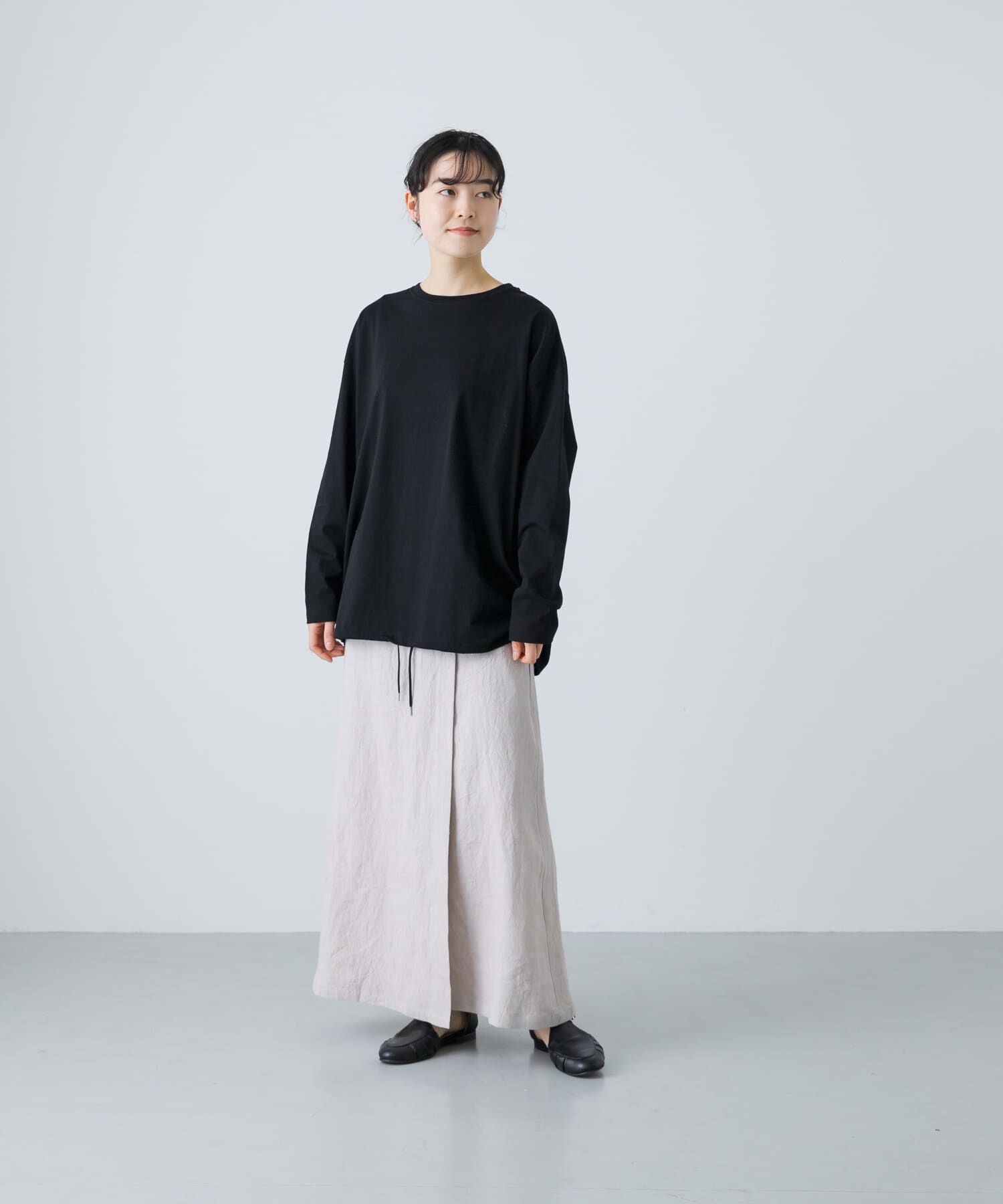 リネンラミーラップスカート（かぐれ）｜ルミネのファッション通販