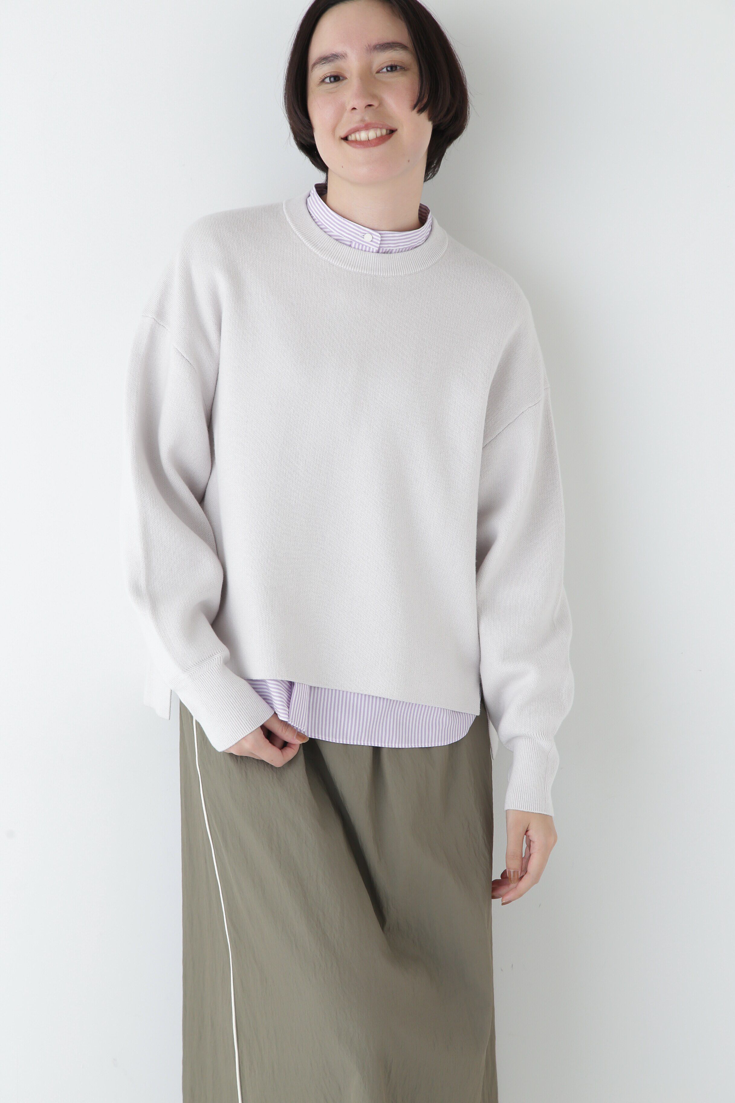 ◇圧縮ジャージプルオーバー｜ルミネのファッション通販アイルミネ<i